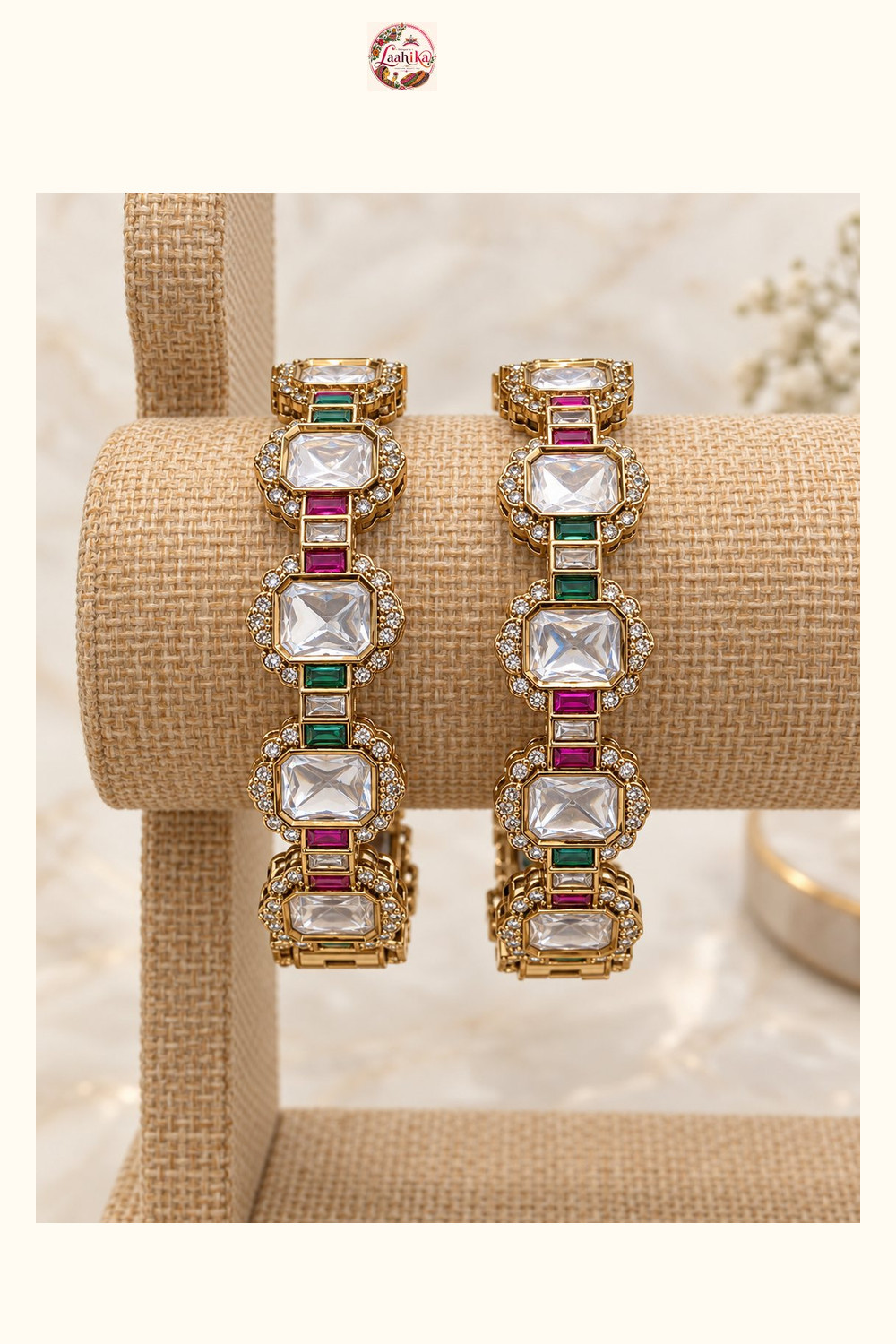 Sitara Prism Halo Bangle | Bangles | Laahika