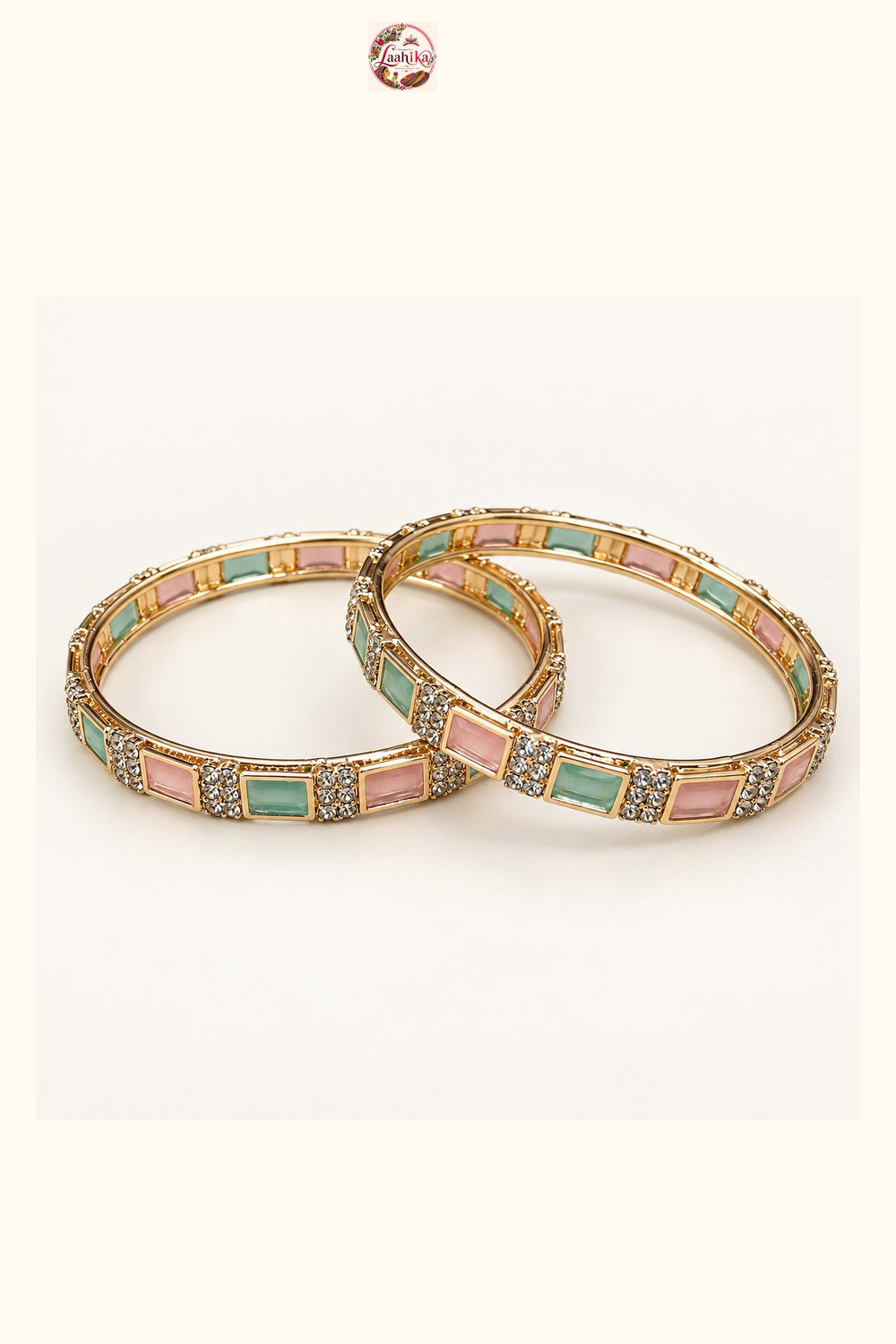 Aabha Pastel Mosaic Bangle | Bangles | Laahika
