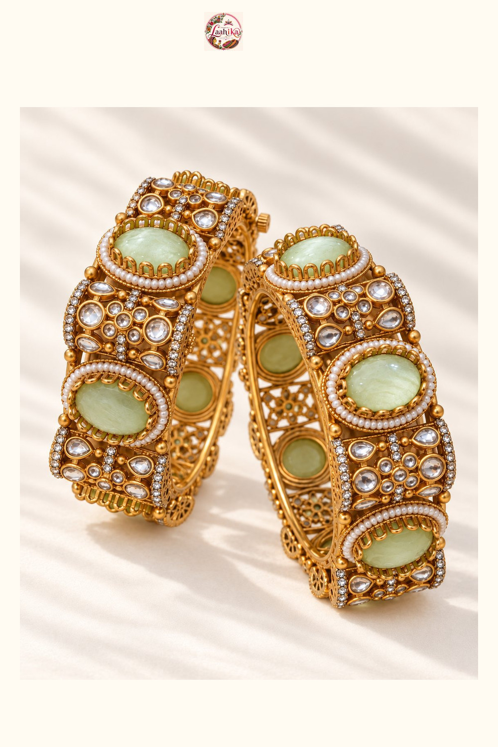 Noorjaal Oval Bangle | Bangles | Laahika
