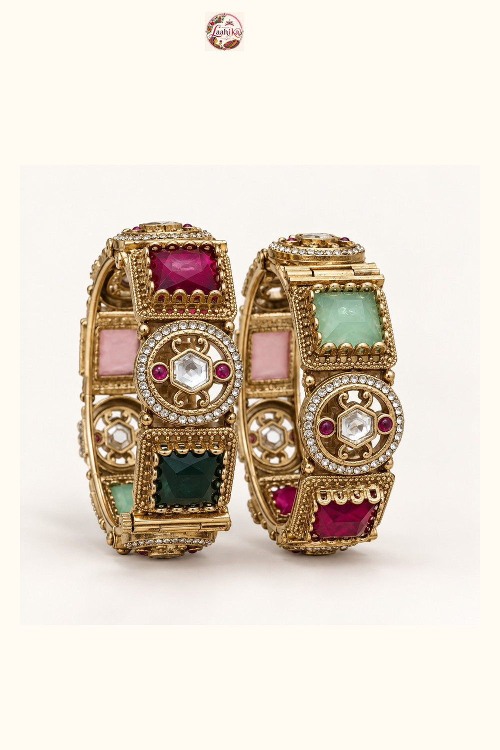 Rangrez Medallion Bangle | Bangles | Laahika
